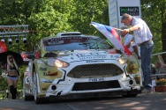 Rallye Český Krumlov: Start soutěže